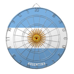 Fléchettes "L'Argentine frappe !" Cible de flechettes patriot