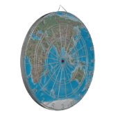Fléchettes L'Asie, l'Australie, et la cible de carte du monde (Devant gauche)