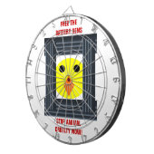 Fléchettes Libérez la Cible de flechettes des poules de batte (Devant droit)