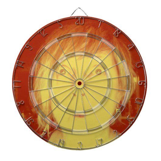 Fléchettes Mettez leur visage sur vous modèle de cible (Devant)