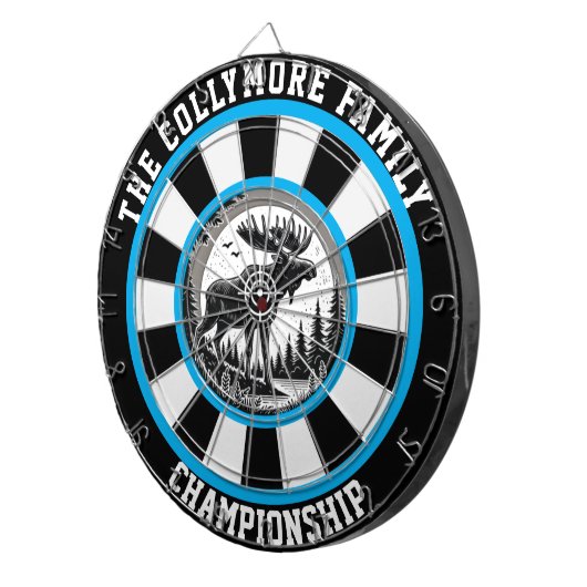 Fléchettes Moose dans la conception de la cible forestière (Devant droit)