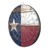 Fléchettes Old Wooden Texas State Flag Cible de flechettes (Devant droit)