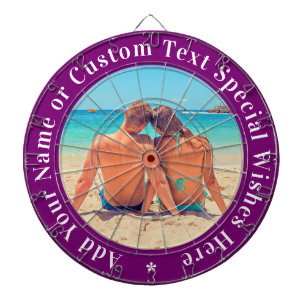 Fléchettes Personnalisé Votre Cible de flechettes Photo Texte