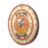 Fléchettes Pizza Night Cat Cible de flechettes (Devant droit)