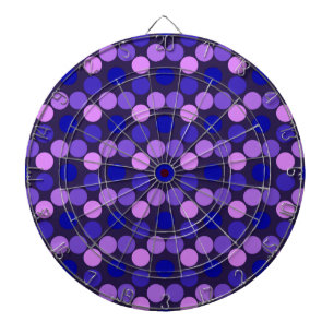 Fléchettes Points de vue violet et Cible de flechettes rose