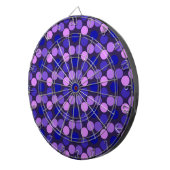 Fléchettes Points de vue violet et Cible de flechettes rose (Devant droit)