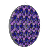 Fléchettes Points de vue violet et Cible de flechettes rose (Devant gauche)