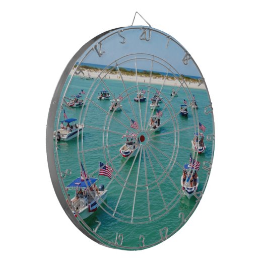 Fléchettes Thème Patriotic Cible de flechettes (Devant gauche)