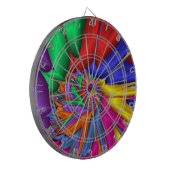 Fléchettes Une Cible de flechettes Spirale Fractale Lumineuse (Devant gauche)