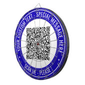 Fléchettes Votre Cible de flechettes de code QR - Exemple de  (Devant droit)