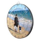 Fléchettes Votre Cible de flechettes photo avec texte personn (Devant droit)