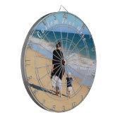 Fléchettes Votre Cible de flechettes photo avec texte personn (Devant gauche)