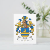 Fleck Family Crest Briefkaart (Staand voorkant)