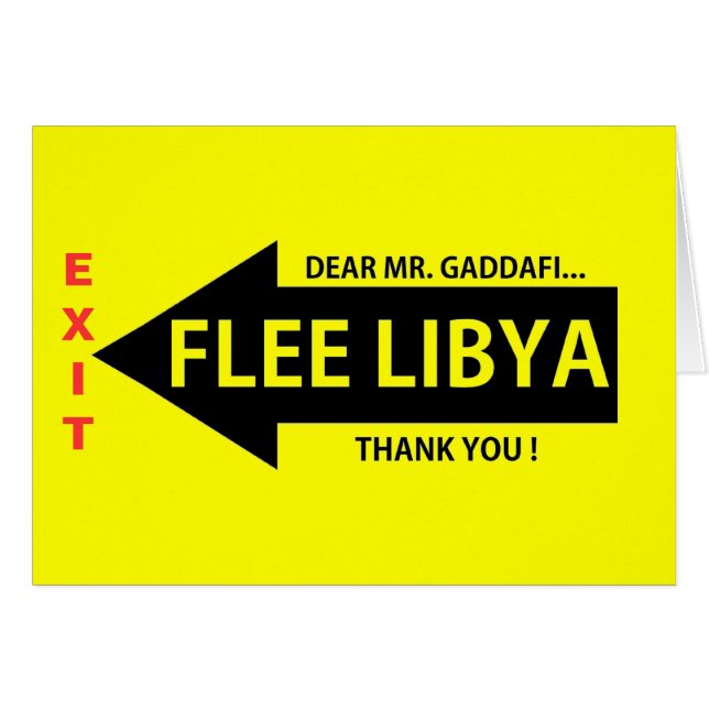 FLEE LIBYA (Voorkant Horizontaal)