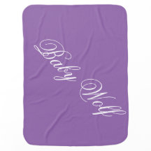 Fleece Baby Wolf blanket