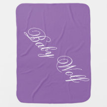 Fleece Baby Wolf blanket