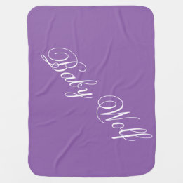 Fleece Baby Wolf blanket Inbakerdoek