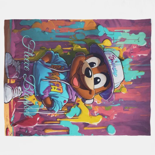 Fleece Blanket (Voorkant (Horizontaal))