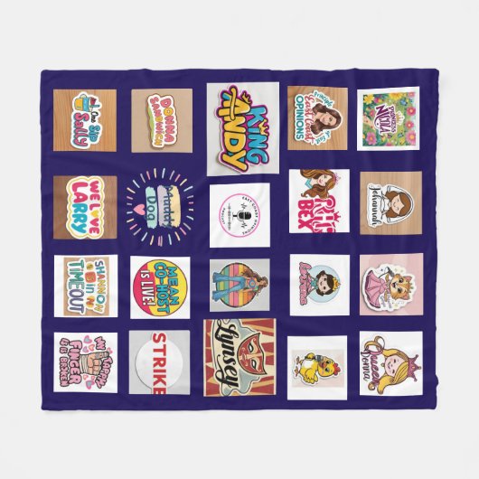 Fleece Blanket (Voorkant (Horizontaal))