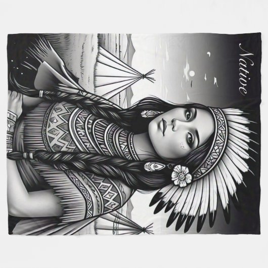 Fleece Blanket (Voorkant (Horizontaal))