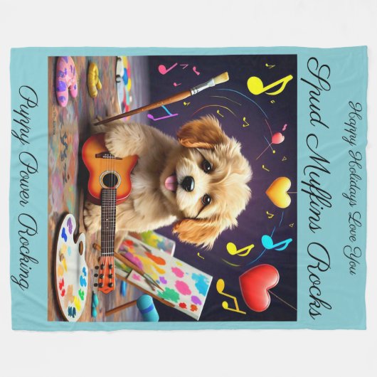 Fleece Blanket (Voorkant (Horizontaal))