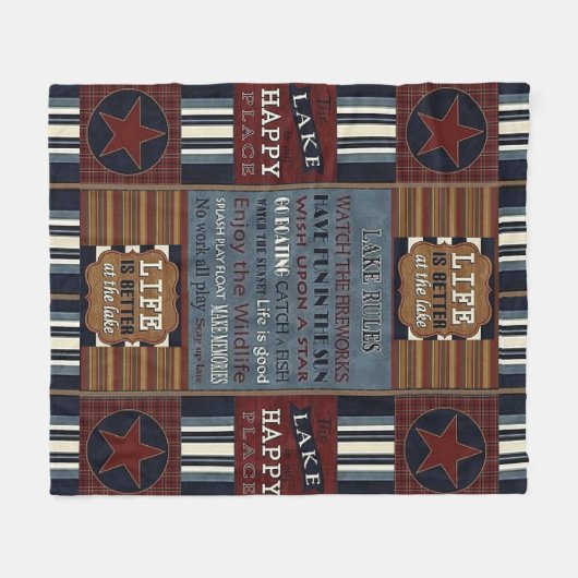 FLEECE BLANKET (Voorkant (Horizontaal))