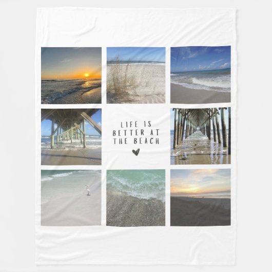 Fleece Blanket-Beach Deken (Voorkant)