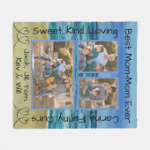 Fleece Blanket "Beach Please" Photo Blanket Deken (Voorkant (Horizontaal))