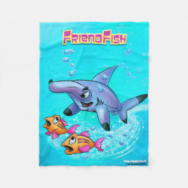 Fleece Blanket cartoon FriendFish gangers