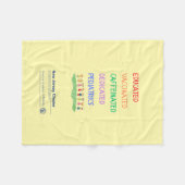 Fleece Blanket Deken (Voorkant (Horizontaal))