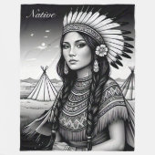 Fleece Blanket Deken (Voorkant)