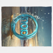 Fleece Blanket Deken (Voorkant (Horizontaal))