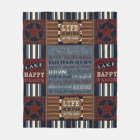 FLEECE BLANKET DEKEN (Voorkant)