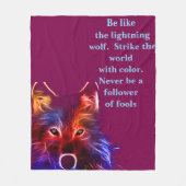 Fleece Blanket Deken (Voorkant)