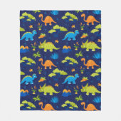 Fleece Blanket Dinosaurs Deken (Voorkant)