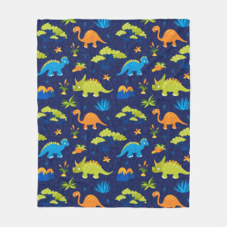 Fleece Blanket Dinosaurs Deken