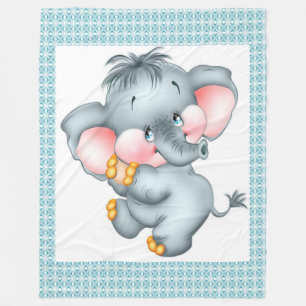Fleece Blanket/Elephant Deken
