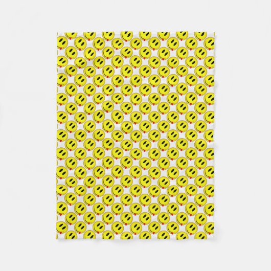 Fleece Blanket/Emoticons-Smiley-gezichten (Voorkant)