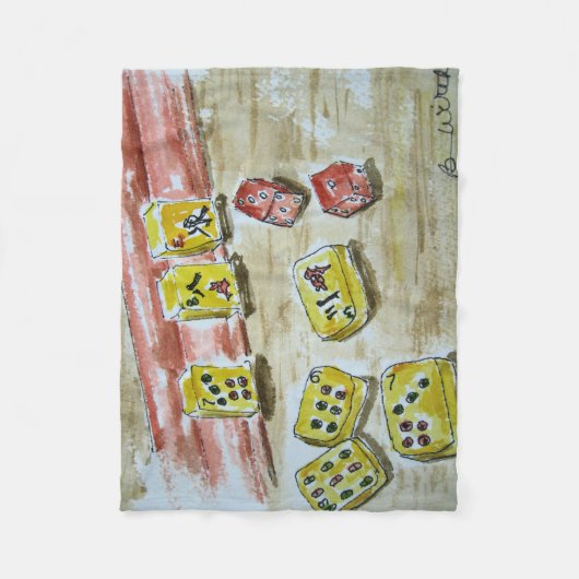 Fleece Blanket for the Mah Jongg Lover (Voorkant)