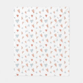 Fleece Blanket - Hearts Pattern Deken (Voorkant)