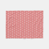 Fleece Blanket - Hexagon en Bars Deken (Voorkant (Horizontaal))