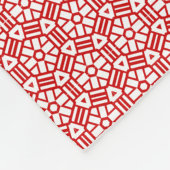 Fleece Blanket - Hexagon en Bars Deken (Hoek)