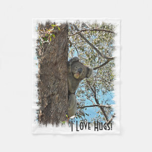 Fleece Blanket - Ik hou van Hugs! Deken