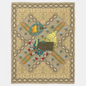 Fleece Blanket "Lady Liberty of the West" Deken (Voorkant)