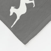 Fleece Blanket met de Italiaanse Greyhound (Hoek)