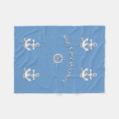Fleece Blanket - Nautical Theme Deken (Voorkant (Horizontaal))