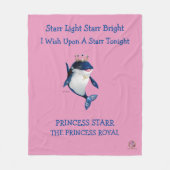 Fleece Blanket Princess Starr. The Princess Royal (Voorkant)