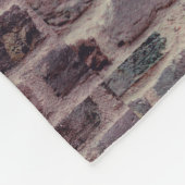 Fleece Blanket Red Brick Wall Aangepaste graffiti Deken (Hoek)