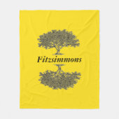 Fleece Blanket - Reflecterende bomen Deken (Voorkant)