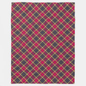 Fleece Blanket - Rood en geel Scottish Tartan 2 (Voorkant)